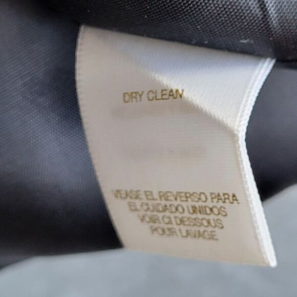 Vintage APART Linen Vest Size L Postal Stamp Print Lined Academia USA - Picture 6 of 6